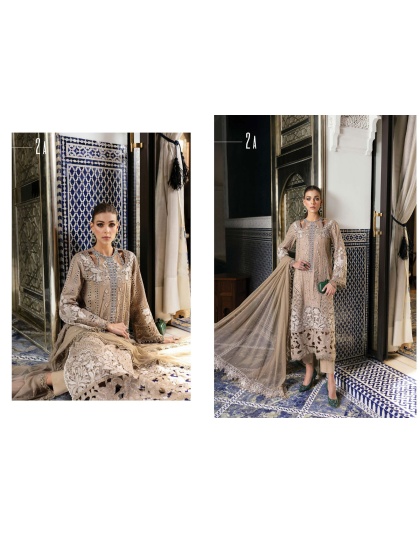 Maria B Luxury Lawn 2025 / 3 Piece stitched Embroidered Lawn Suit