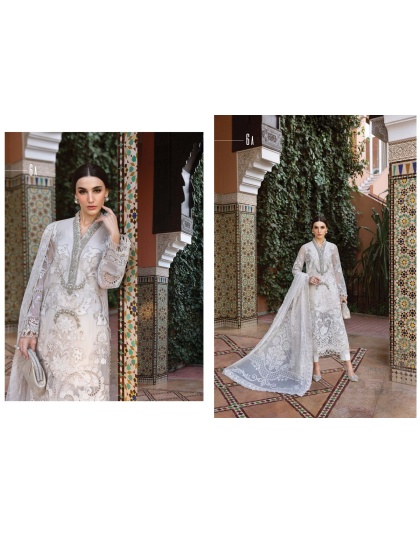 Maria B Luxury Lawn 2025 / 3 Piece stitched Embroidered Lawn Suit