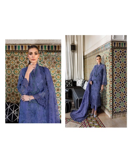 Maria B Luxury Lawn 2025 / 3 Piece stitched Embroidered Lawn Suit