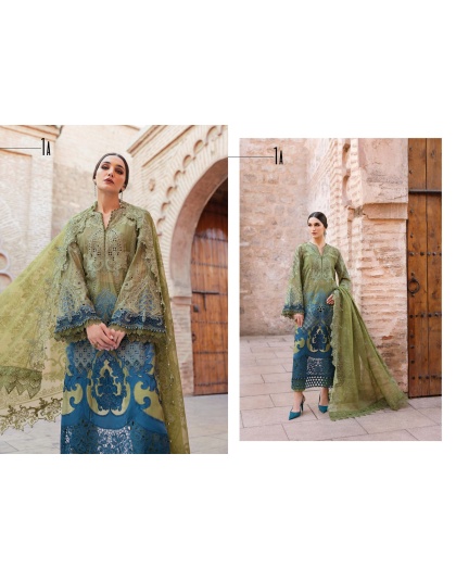 Maria B Luxury Lawn 2025 / 3 Piece stitched Embroidered Lawn Suit